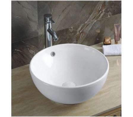 Bacha Dikasa Redonda Blanca M-130 43x43x16 cm