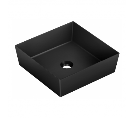 Bacha Ceramica sobreponer Incepa Platinum P5 Negro 38x38x12 cm