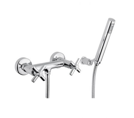 Ducha Tipo Telefono con Mezclador Dikasa Cromado Modelo 914710