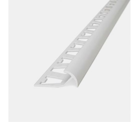 Guardacanto Plus -PVC- Gris Claro - 9mm 2,44 m 210