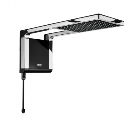 Ducha Electrónica Lorenzetti Acqua Storm Black Cromado 6800w LO510055