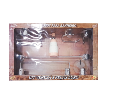 KIT VENEZA C/JAB. LIQUIDA 8 PIEZAS LUJO