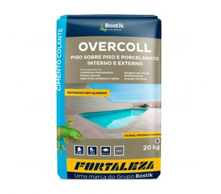 Argamasa Fortaleza Overcoll Piso Sobre Piso e Porc Int/Ext