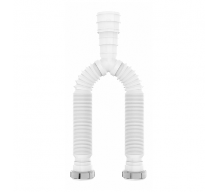 Sifon Blukit Para Cocina o Lavatorio Universal Color Blanco