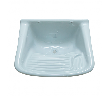 Pileta de Fibra Para Lava-Ropa Color Gris 60x50CM (598)