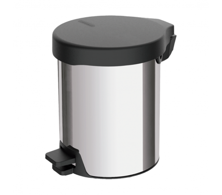 Basurero Tramontina Inox Standard con pedal de 12 Lts 94538/712