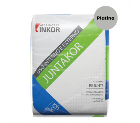 Rejunte Flexible Inkor Juntakor Color Platina de 1Kg