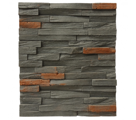 Revestimiento Simil Piedra Serrana Terracota Gris (5 paquete xM²)(4/u x paquete)