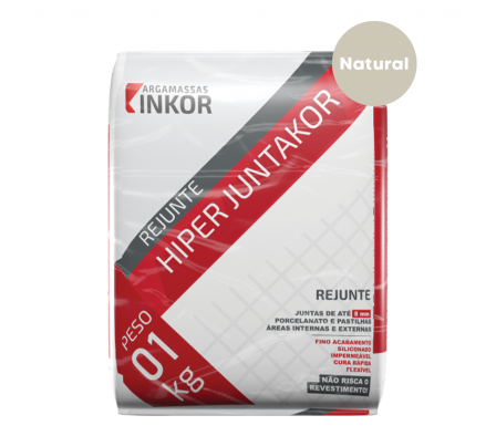 Rejunte Inkor Hiper Juntakor Color Natural de 1 Kg