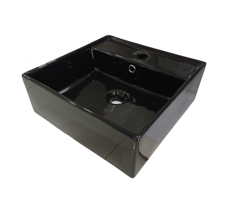 4171 Lavamanos Ceramica A173 CB 410x410x150 Negro