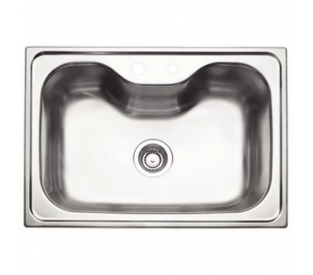 93806/122 Freg. Acero Inox 69x49cm Morgana Sin Accesorios
