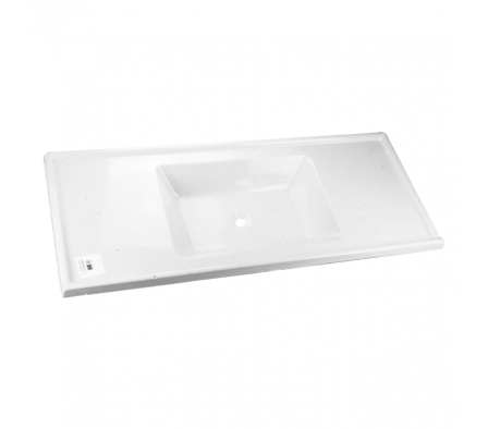 Pileta de Fibra Color Blanco Central 100x50 cm 7960