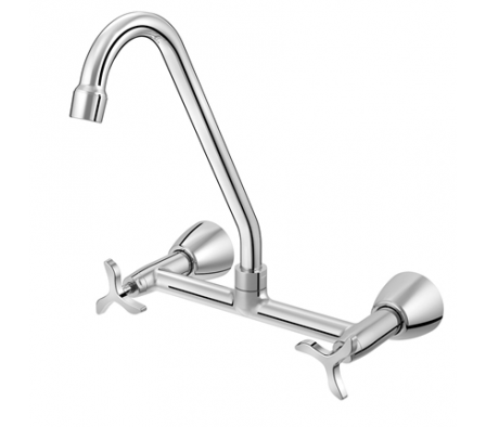 Docol Nueva Pertutti Mezclador para cocina de pared pico alto  00899306