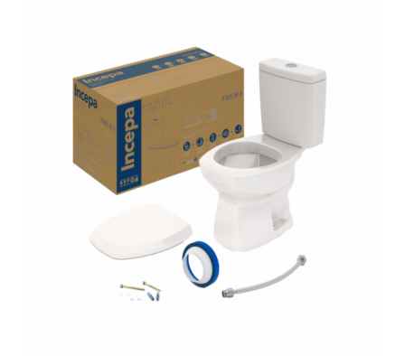 Conjunto Incepa Thema Inodoro + Caja Biscuit