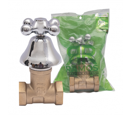 Llave Paso New RR 1/2 c/campana 11531