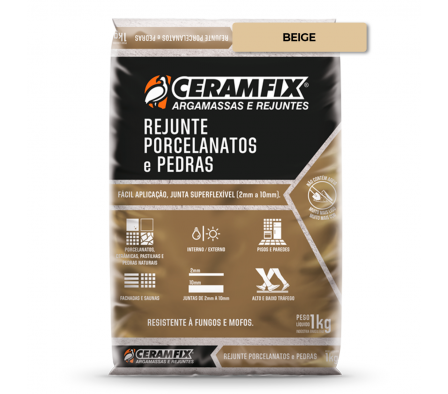 Rejunte Porcelanato 1KG- Beige