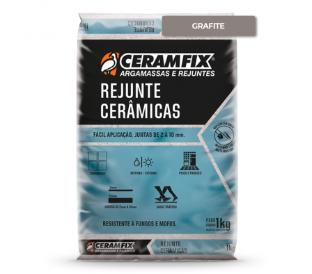 Rejunte Ceramico Ceramfix 1KG - Grafite