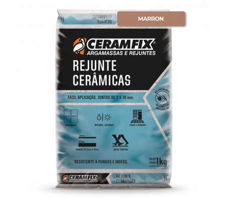 Rejunte Ceramico Ceramfix 1KG - Marron