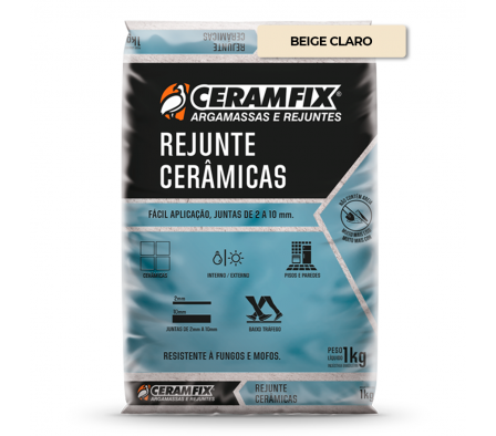 Rejunte Ceramico Ceramfix 1KG - Beige Claro