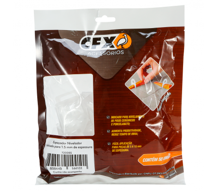 CFX Espaciador Nivelador 1,5MM C/50 Unidades Br 720092