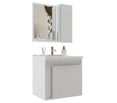 Mueble de baño DIKASA Parati Noce 45 cm puerta blanca 184450701