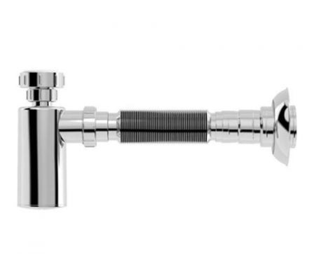 Sifon Universal con vaso 031702 Plast Cromado Blukit