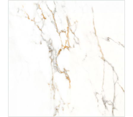 Piso Porcelanato Gaudi 80x80 Pulido Ret Calacata Oro 2,57 M²