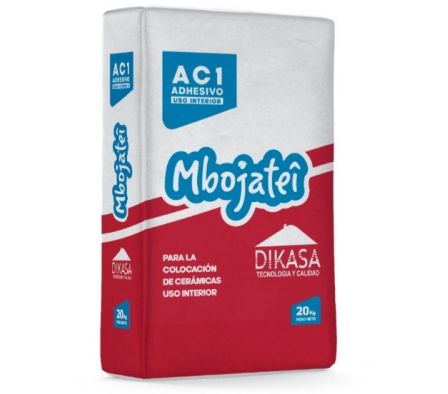 Argamasa DIKASA ACI Para Ceramica Uso Interno Mbojatei de 20 Kg