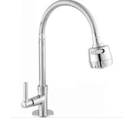 Canilla Mesada Cromo Flexible 10760