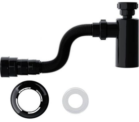 Blukit  Sifon extensivo COPO 313 color negro