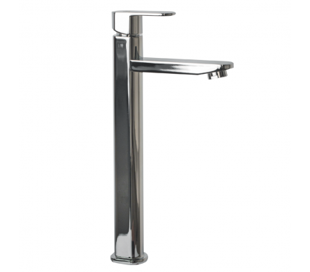 Grifería Ramos de Agua Fría Cuadrado Cromado Alto 30 cm 10751